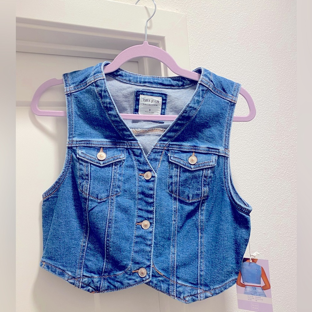 BNWT Denim Vest